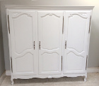 vintage french 3 door armoire